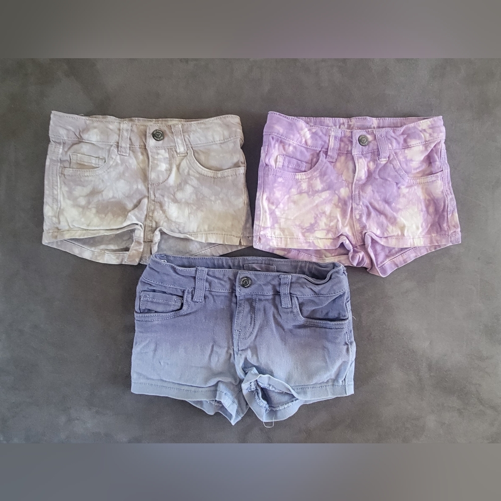 Three (3) Kids Size 6 Fox Denim Jean Shorts